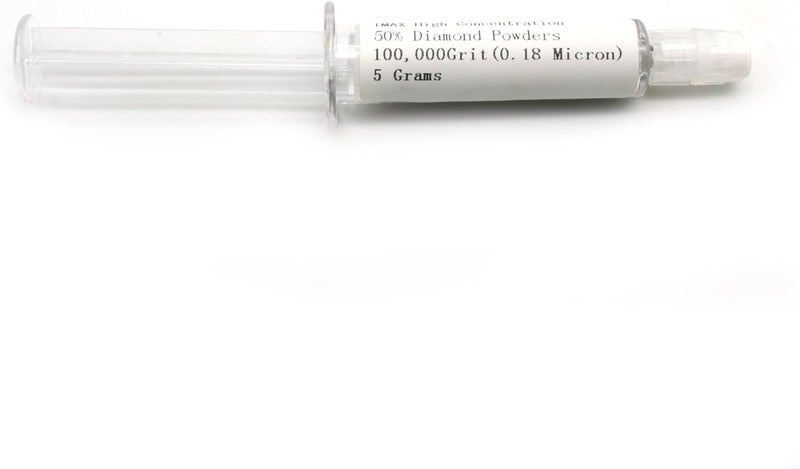 T-MAX 0.2 micron 50% Concentration 80,000 Grit 5 Gram Diamond Lapping Paste Polishing Compound Syringe Final Finish for Jewelry, Metal, Ring, Gemstone, Glass, Coin with High Concentration of Diamond - Image 3